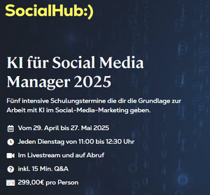 KI für Social Media - Weiterbildung 2025